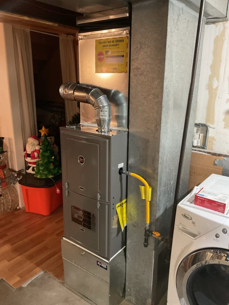 furnace service Sanders & Johnson provided