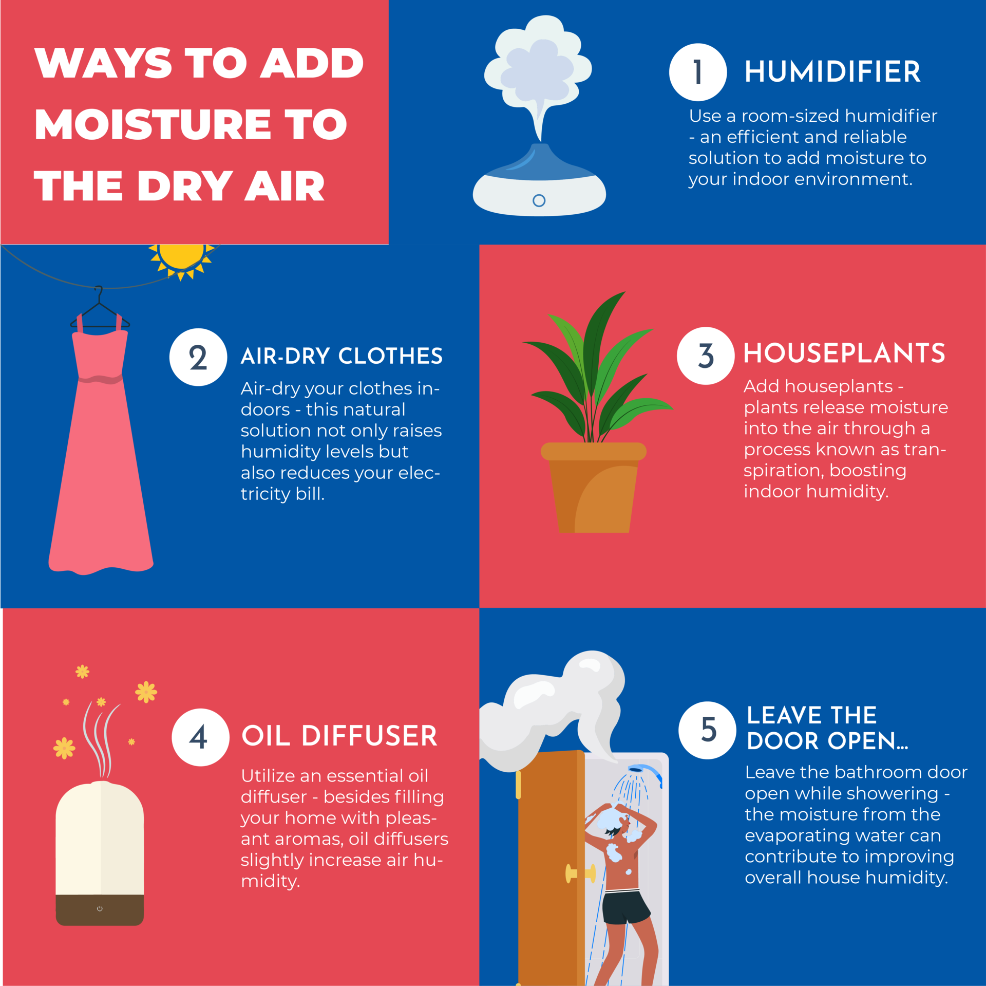 ways to add moisture